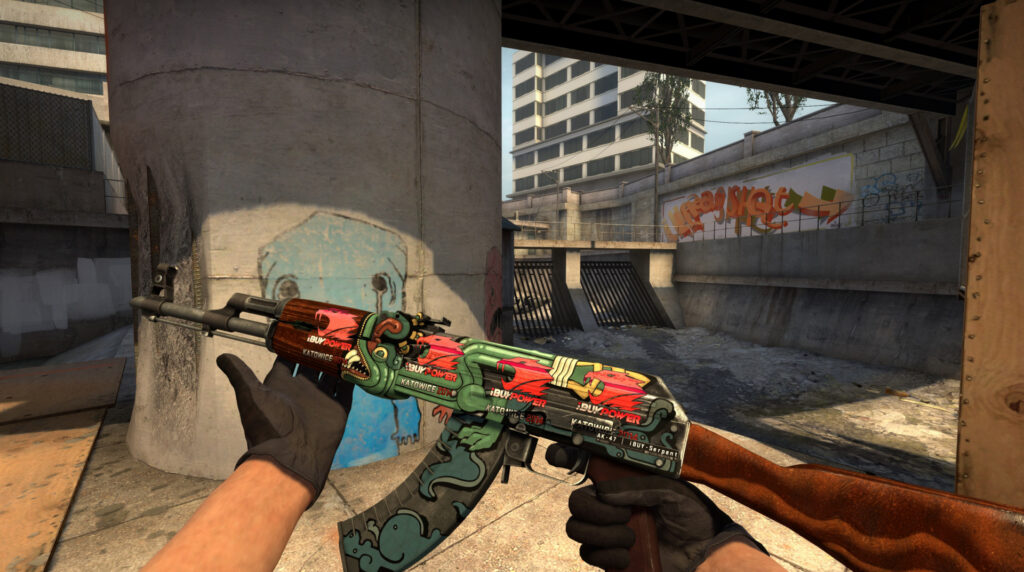 AK-47 _ Fire Serpent FN + 4x iBUYPOWER (Holo)