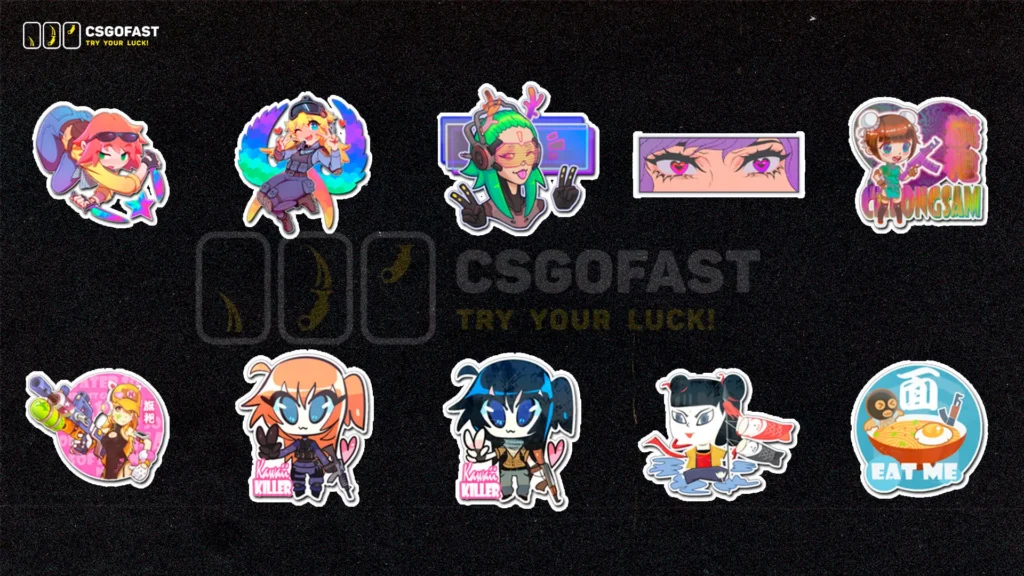 Best Anime Stickers in CS2