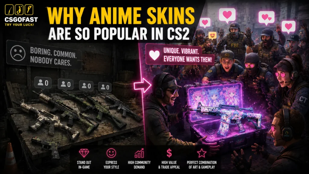 Why Anime Skins Are So Popular in CS2
