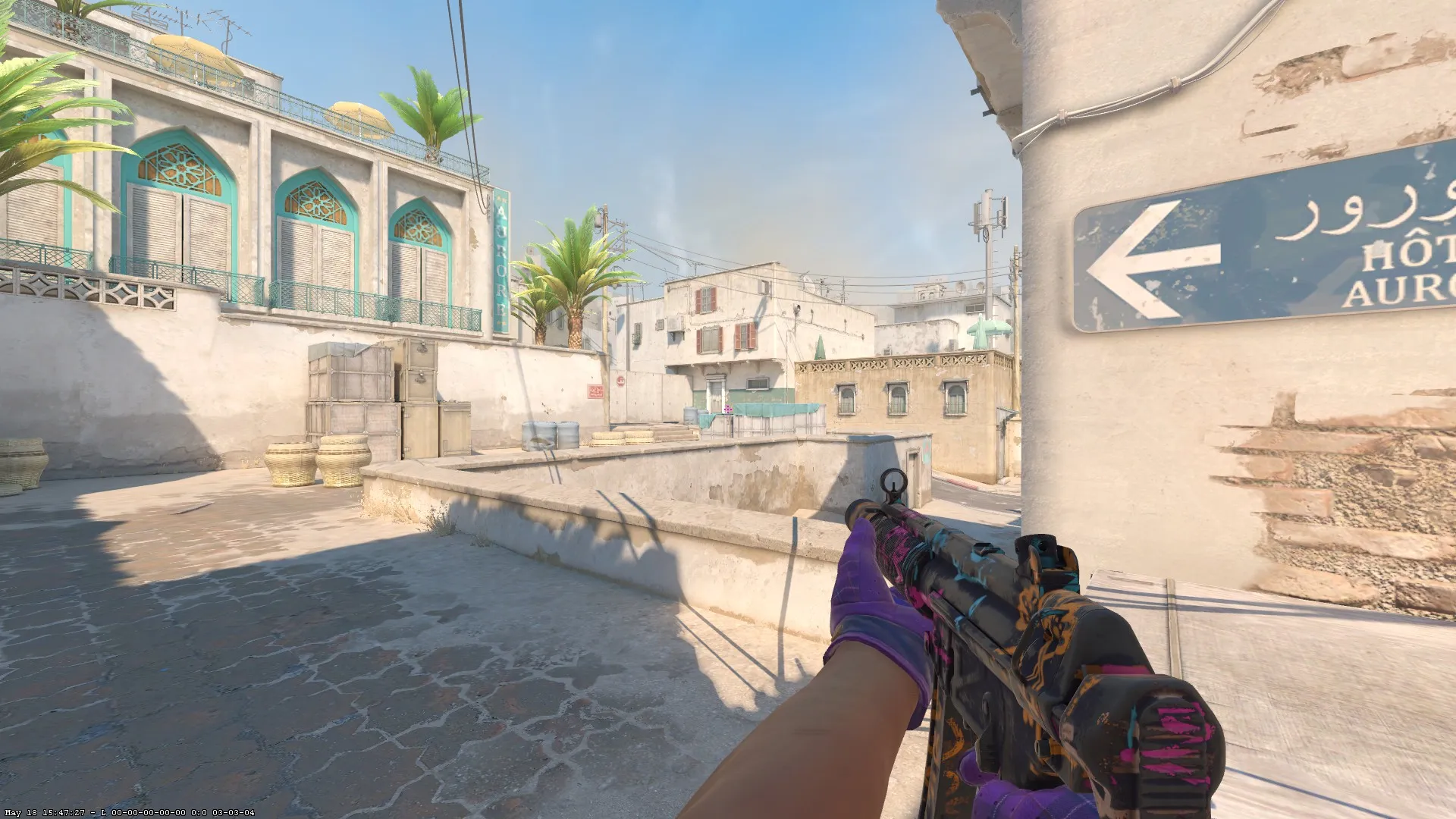 MP5-SD spot on Dust 2 – Mid, Long, Short