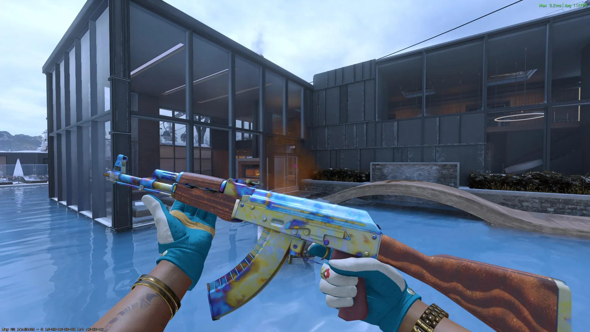 AK-47 | Case Hardened (Blue Gem)