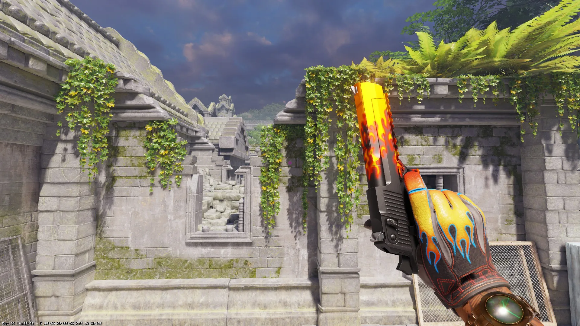 Desert Eagle Blaze + Sport Gloves Blaze combo